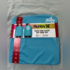 Hurley girls rash guard 7/8